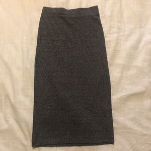 H&M basics grey skirt
